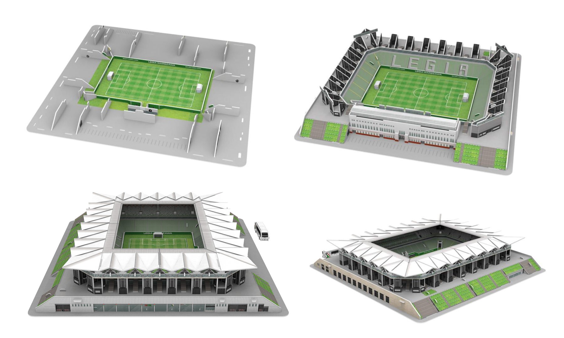 Model stadionu Legii - fot. Habarri Sp. z o.o.